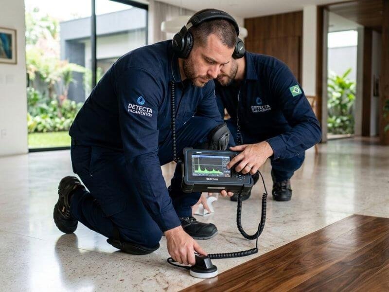 Localização de vazamento em Goiânia