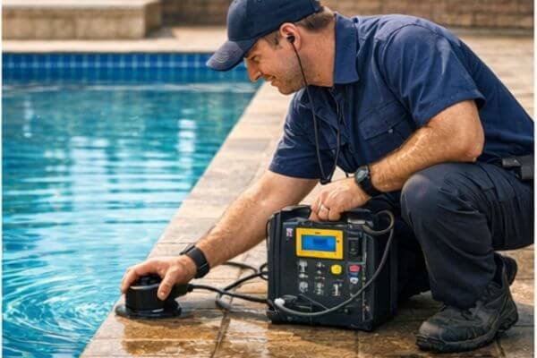 detecção vazamento piscina Goiânia